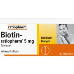 BIOTIN-RATIOPHARM 5 mg Tabletten 90 St