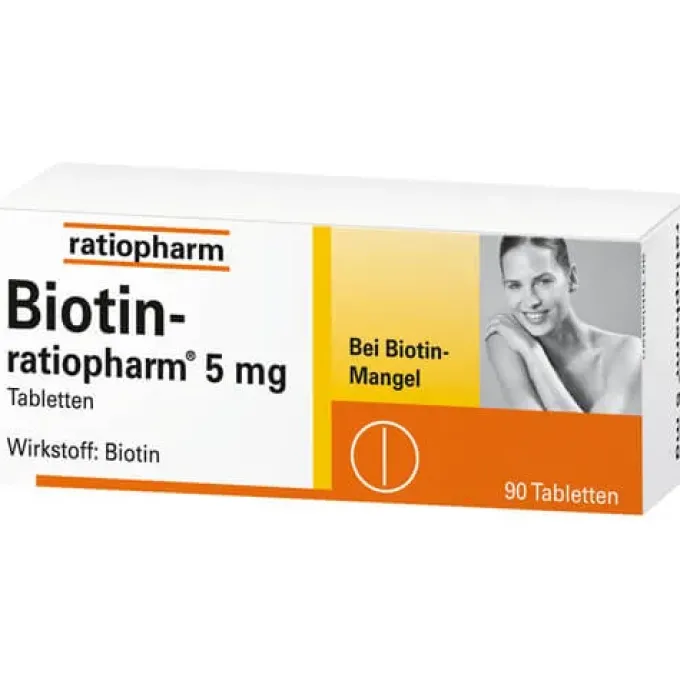 BIOTIN-RATIOPHARM 5 mg Tabletten 90 St