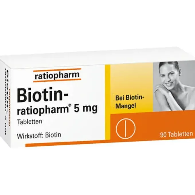 BIOTIN-RATIOPHARM 5 mg Tabletten 90 St