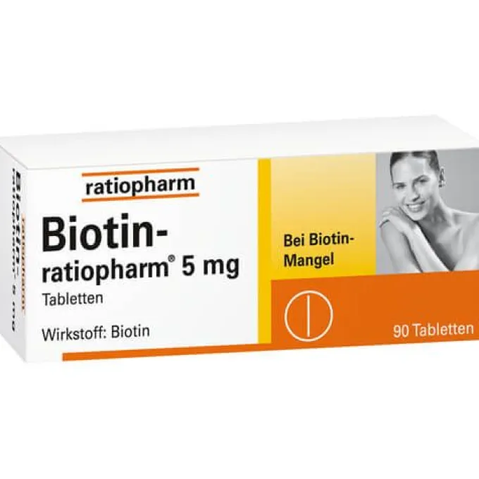 BIOTIN-RATIOPHARM 5 mg Tabletten 90 St