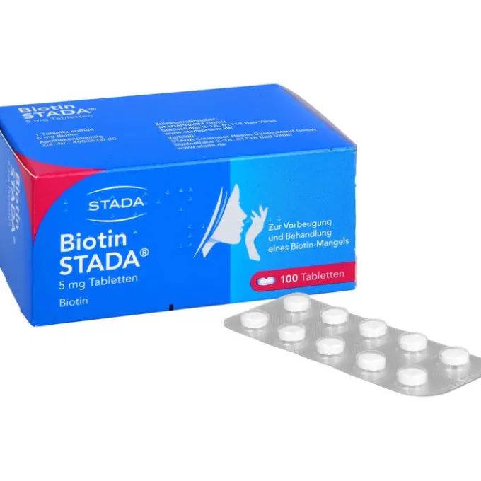 BIOTIN STADA 5 mg Tabletten 100 St