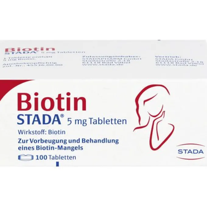 BIOTIN STADA 5 mg Tabletten 100 St
