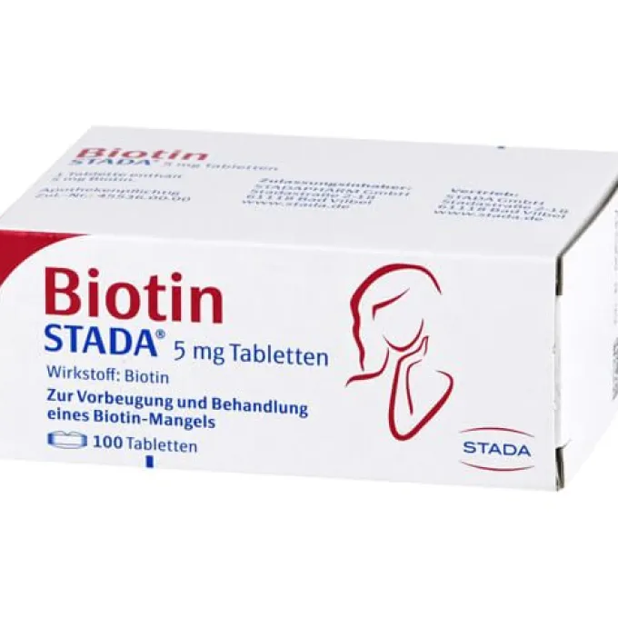 BIOTIN STADA 5 mg Tabletten 100 St