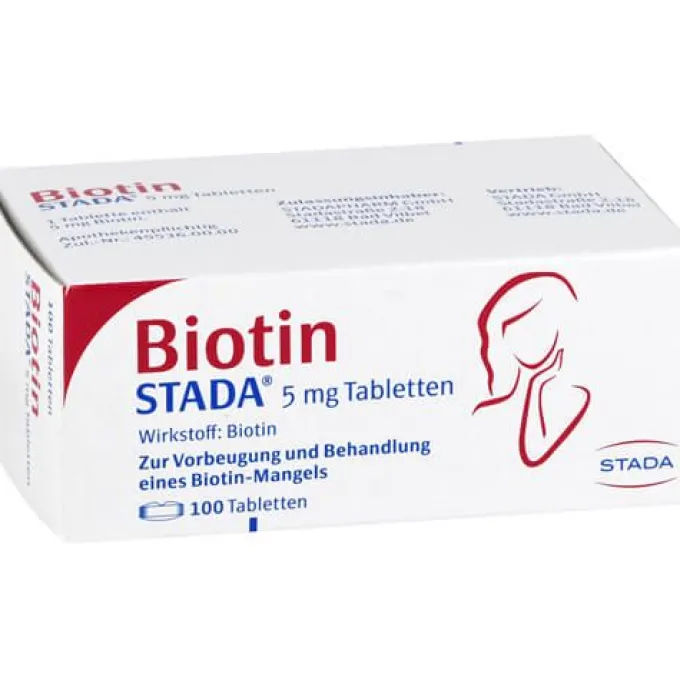 BIOTIN STADA 5 mg Tabletten 100 St
