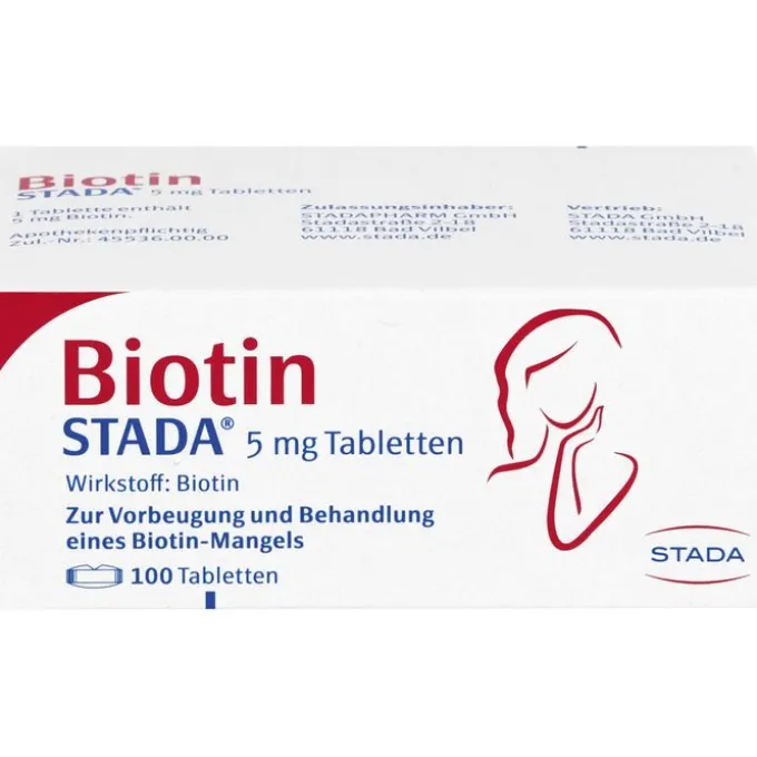 BIOTIN STADA 5 mg Tabletten 100 St