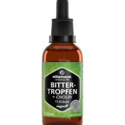 BITTER-TROPFEN 15 Kräuter+Cholin ohne Alkohol 50 ml