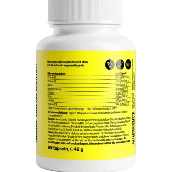 B-KOMPLEX Ultra Kapseln ZeinPharma 90 Stück à 0,47 g