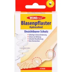 BLASENPFLASTER hydrocolloid 4 Größen transparent 6 St
