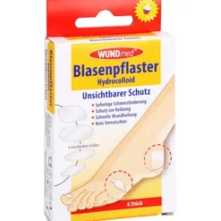 BLASENPFLASTER hydrocolloid 4 Größen transparent 6 St
