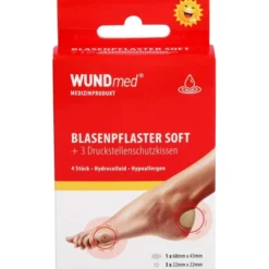 BLASENPFLASTER mit 3 Druckstellenschutzkissen 4 St