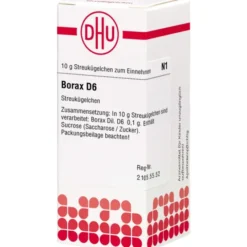 BORAX D 6 Globuli 10 g