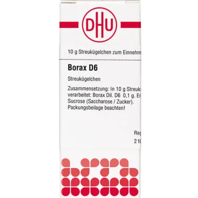 BORAX D 6 Globuli 10 g