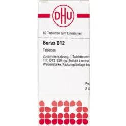 BORAX D 12 Tabletten 80 St