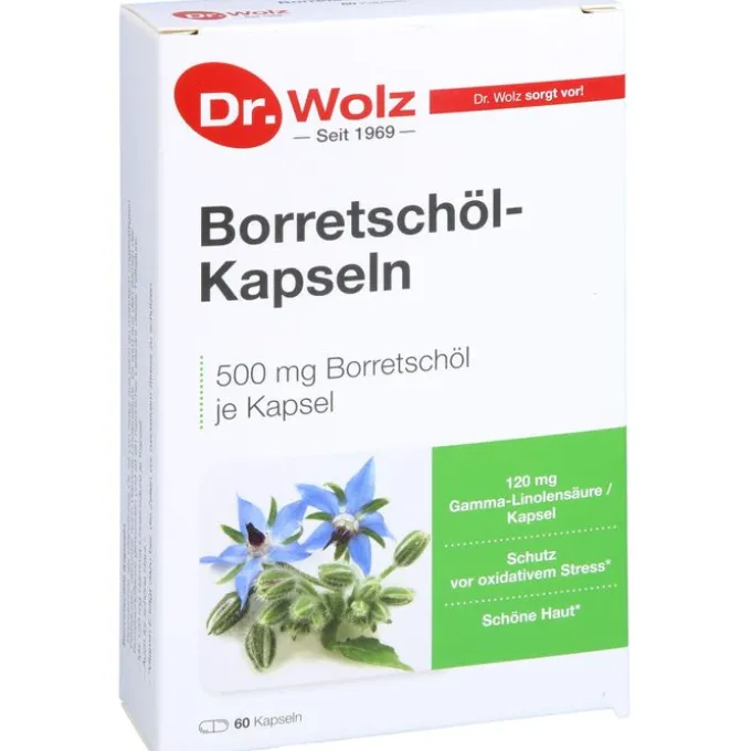 BORRETSCHÖL KAPSELN Dr.Wolz 60 Stück
