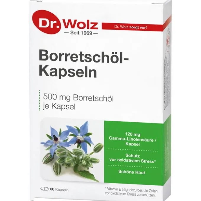 BORRETSCHÖL KAPSELN Dr.Wolz 60 Stück