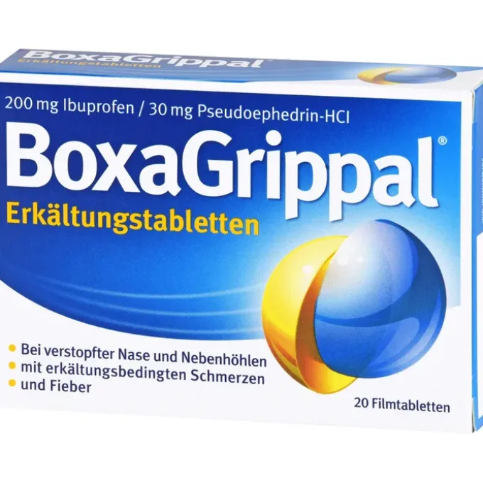 BOXAGRIPPAL Erkältungstabletten 200 mg/30 mg FTA 20 St