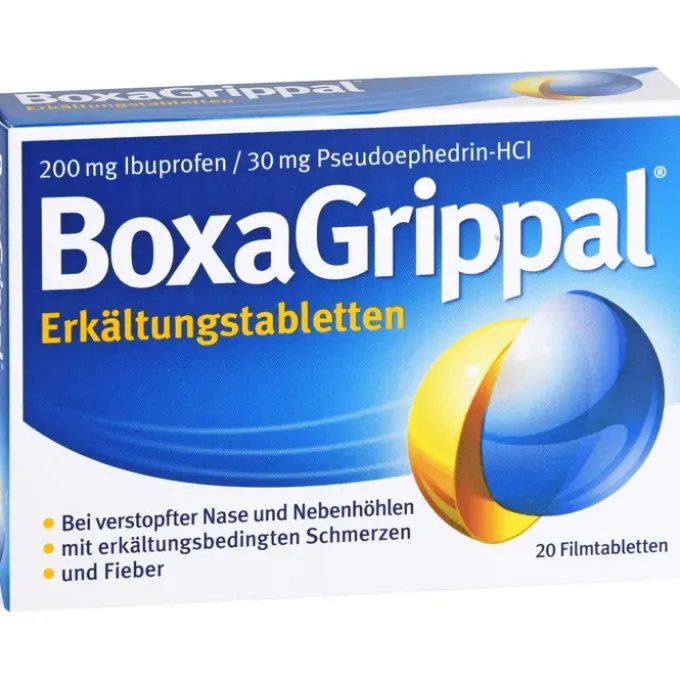 BOXAGRIPPAL Erkältungstabletten 200 mg/30 mg FTA 20 St