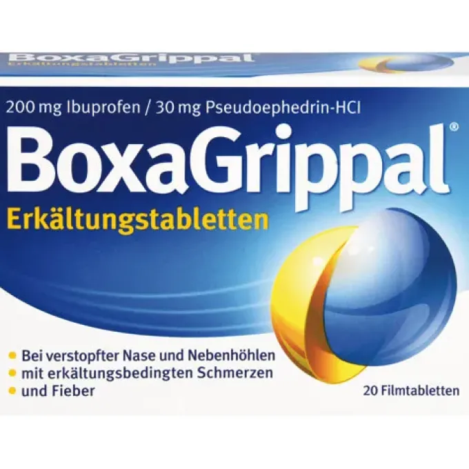 BOXAGRIPPAL Erkältungstabletten 200 mg/30 mg FTA 20 St