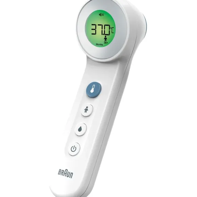 BRAUN BERÜHRUNGSFREI+Stirn Thermom.AgePrecis.weiß 1 St