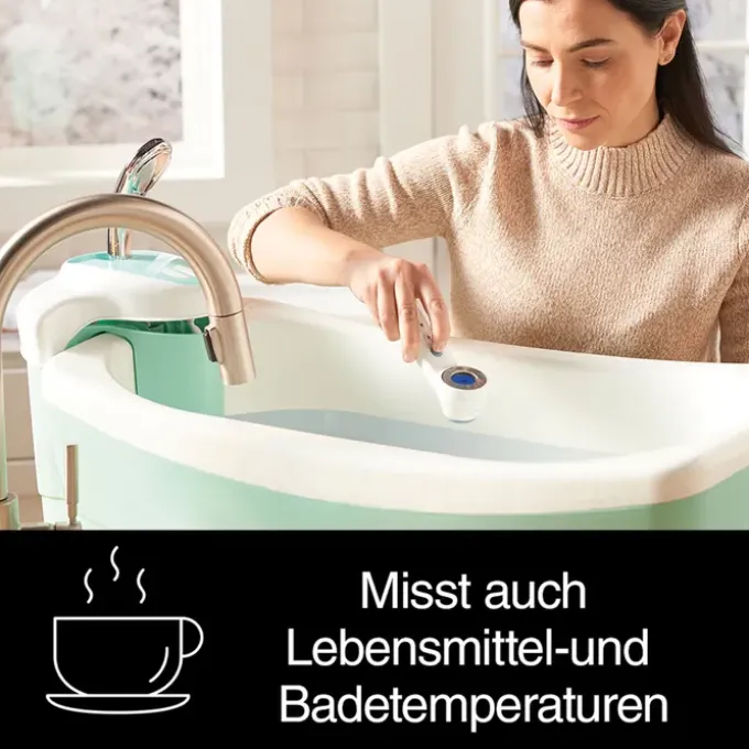 BRAUN BERÜHRUNGSFREI+Stirn Thermom.AgePrecis.weiß 1 St