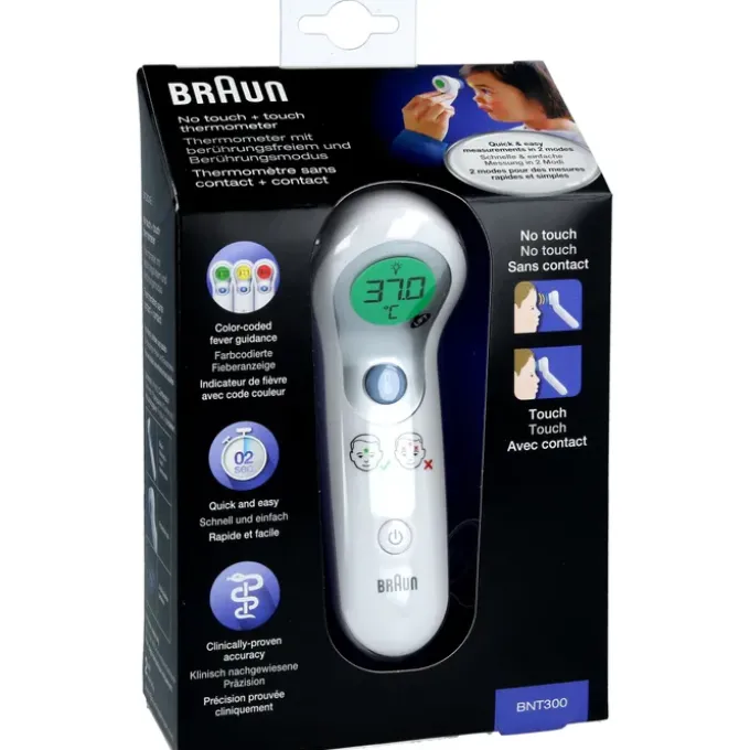 BRAUN NO touch+touch Stirnthermometer 1 St