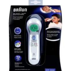 BRAUN NTF3000 no-touch & Stirnthermometer 1 St