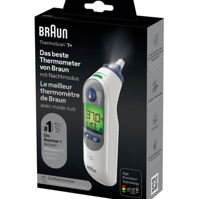 BRAUN THERMOSCAN 7+ Infrarot-Ohrthermometer 1 St