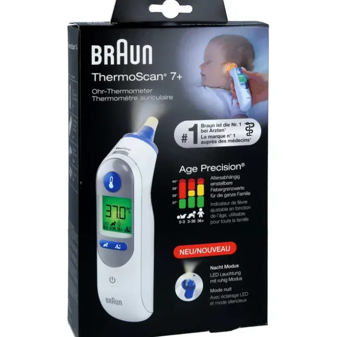 BRAUN THERMOSCAN 7+ Infrarot-Ohrthermometer 1 St