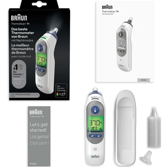 BRAUN THERMOSCAN 7+ Infrarot-Ohrthermometer 1 St