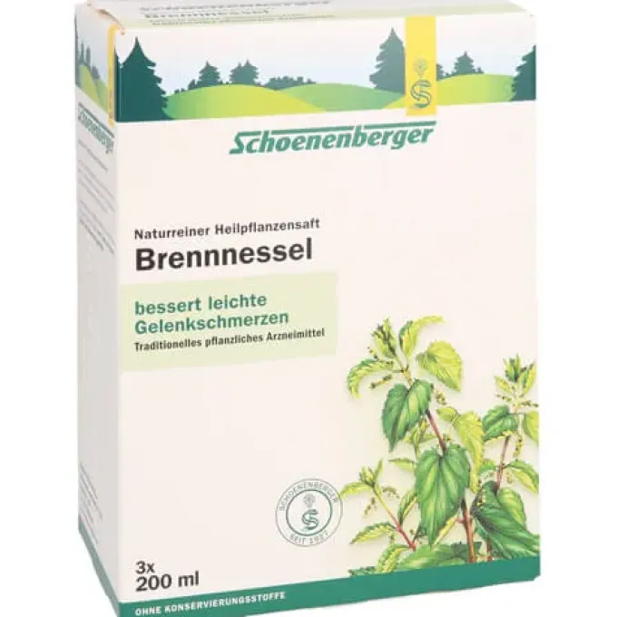 BRENNNESSELSAFT Schoenenberger 3X200 ml