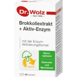 BROKKOLI EXTRAKT+Aktiv-Enzym Dr.Wolz msr.Kaps. 60 Stück