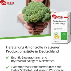 BROKKOLI EXTRAKT+Aktiv-Enzym Dr.Wolz msr.Kaps. 60 Stück