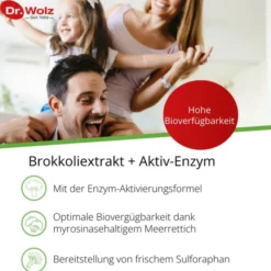 BROKKOLI EXTRAKT+Aktiv-Enzym Dr.Wolz msr.Kaps. 60 Stück