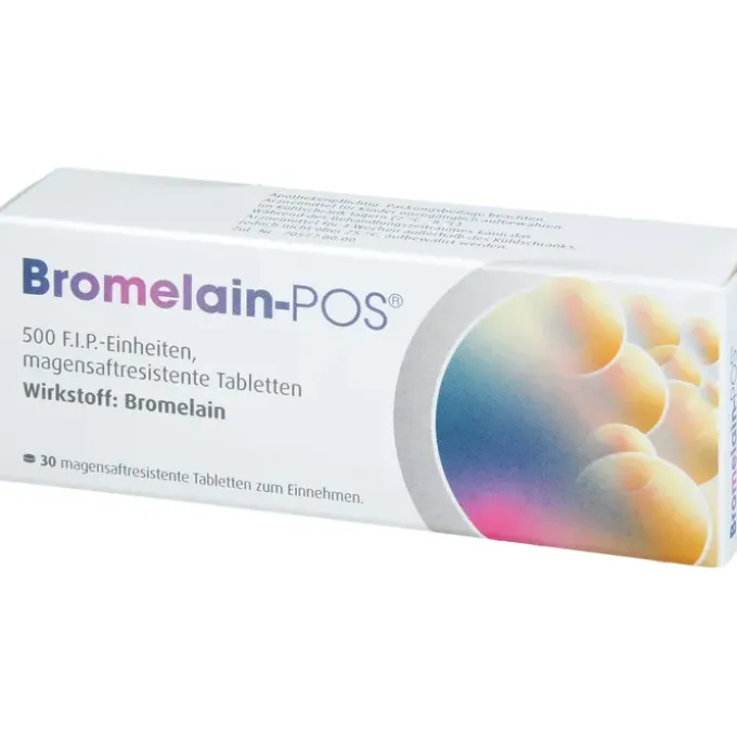 BROMELAIN POS magensaftresistente Tabletten 30 St