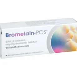 BROMELAIN POS magensaftresistente Tabletten 30 St
