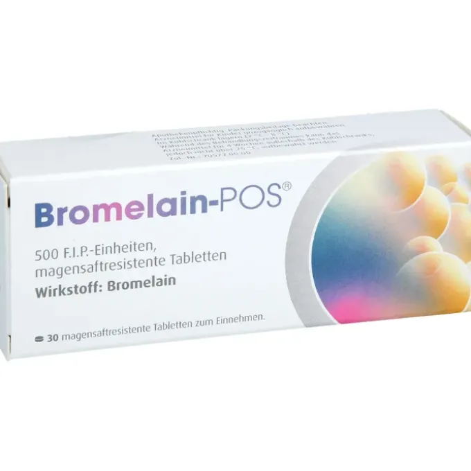 BROMELAIN POS magensaftresistente Tabletten 30 St