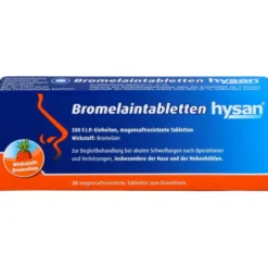 BROMELAIN TABLETTEN hysan magensaftres.Tabletten 20 St
