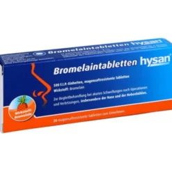 BROMELAIN TABLETTEN hysan magensaftres.Tabletten 20 St