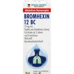 BROMHEXIN 12 BC Tropfen zum Einnehmen 30 ml