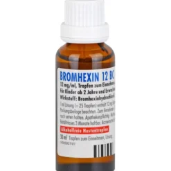 BROMHEXIN 12 BC Tropfen zum Einnehmen 30 ml