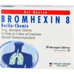 BROMHEXIN 8 Berlin Chemie überzogene Tabletten 50 St