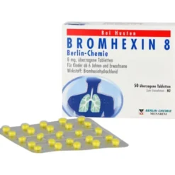 BROMHEXIN 8 Berlin Chemie überzogene Tabletten 50 St