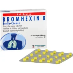 BROMHEXIN 8 Berlin Chemie überzogene Tabletten 50 St