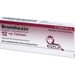 BROMHEXIN Hermes Arzneimittel 12 mg Tabletten 20 St