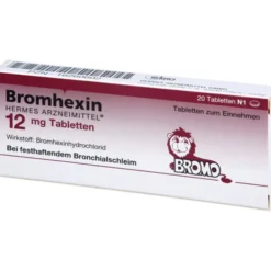 BROMHEXIN Hermes Arzneimittel 12 mg Tabletten 20 St
