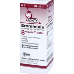 BROMHEXIN Hermes Arzneimittel 8 mg/ml Tropfen 30 ml