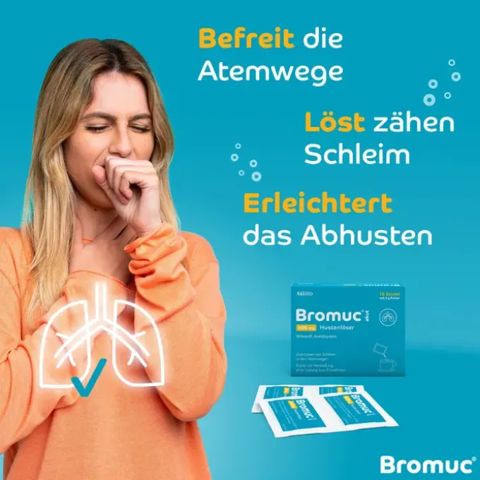 BROMUC akut 600 mg Hustenlöser Plv.z.H.e.L.z.Einn. 10 St