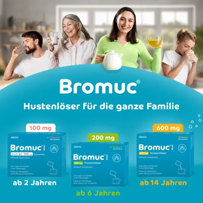 BROMUC akut 600 mg Hustenlöser Plv.z.H.e.L.z.Einn. 10 St