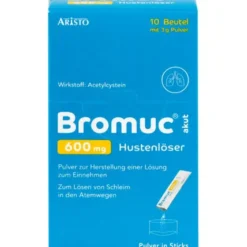 BROMUC akut 600 mg Hustenlöser Plv.z.H.e.L.z.Einn. 10 St