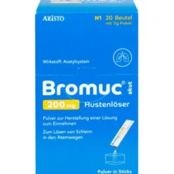 BROMUC akut 200 mg Hustenlöser Plv.z.H.e.L.z.Einn. 20 St